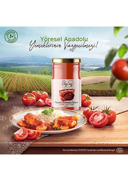 Domates Salçası/ecocert Sertifikalı (650 G) fiyatları