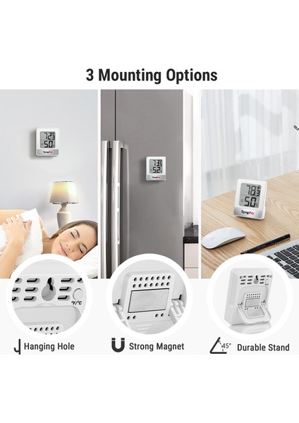 Thermopro TP49 Mini Dijital Nem Ölçer ve Termometre indirimleri