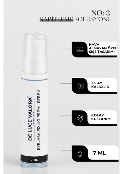 No:2 Kirpik Lifting Sabitleyici Solüsyon 7ml fırsatları