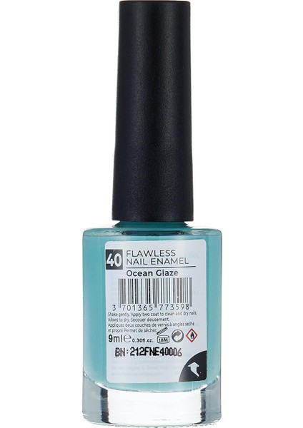 Cosmetics Nail Flawless Oje 40 Ocean Glaze, Yeşil fiyatları