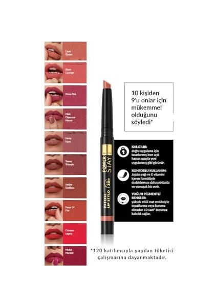 Coral Queen Renkli Stylo Ruj fırsatları