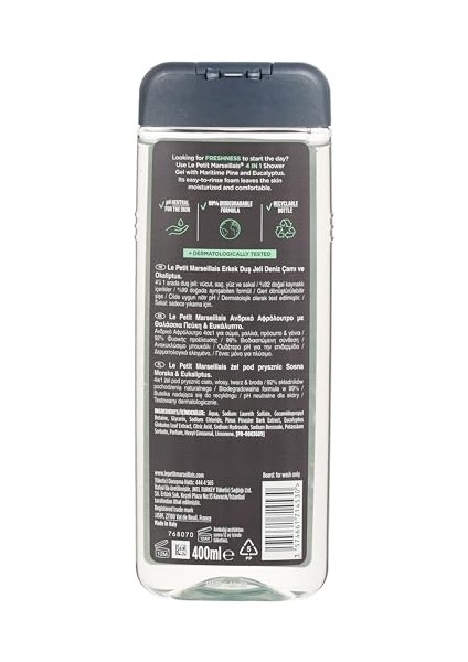 Deniz Çamı ve Okaliptus Duş Jeli 400 ml fiyatları