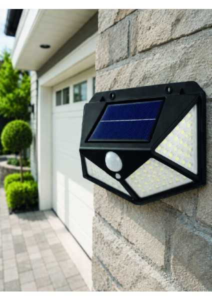 Güneş Enerjili Hareket Sensörlü LED Duvar Lambası UCZZY100SOLARLAMBA-5 modelleri