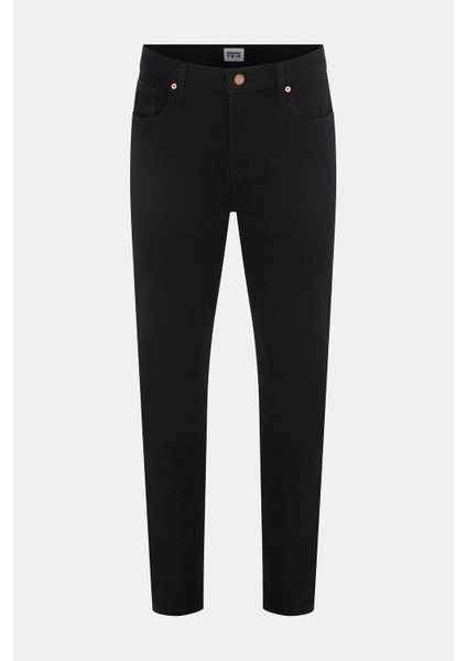 Regular Fit Siyah Erkek Jean Pantolon fırsatları