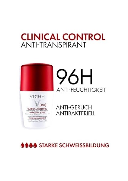 Vichy Clinical Control Terleme Karşıtı Roll On 50 ml modelleri