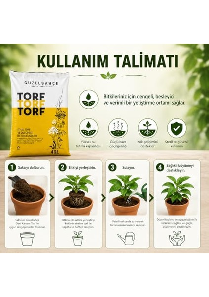 Özel Karışım Genel Kullanıma Uygun Torf modelleri