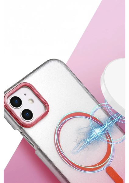 Iphone 12 Uyumlu Glossy Magsafe Kapak - Çöl Titanyum fiyatları