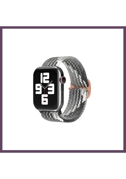 Bezos Watch 22MM Uyumlu Star Kordon - Gri-Siyah Bhs Fiyatı