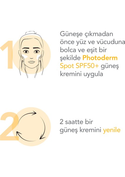 Photoderm SPOT SPF50+ Yüksek Korumalı Yüz ve Vücut Güneş Kremi 150 ml