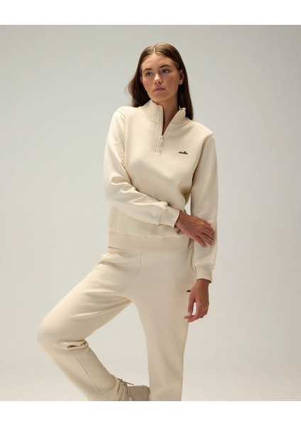 6WF1027-BG Kadın Fermuarlı Sweat Bej fiyatları