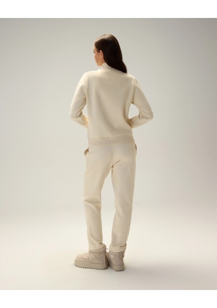6WF1027-BG Kadın Fermuarlı Sweat Bej fırsatları