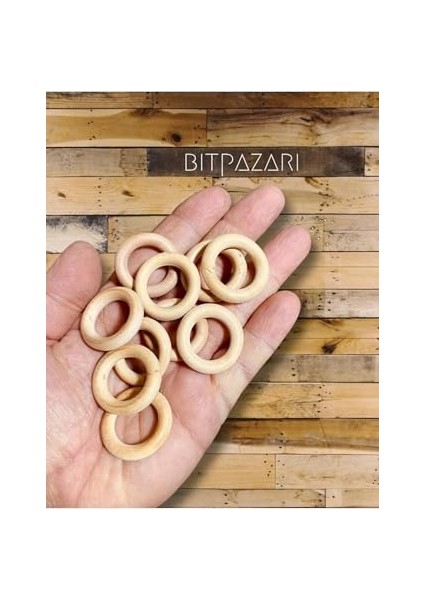 Ahşap Perde Halkası (3 cm - 10 Adet) fiyatları