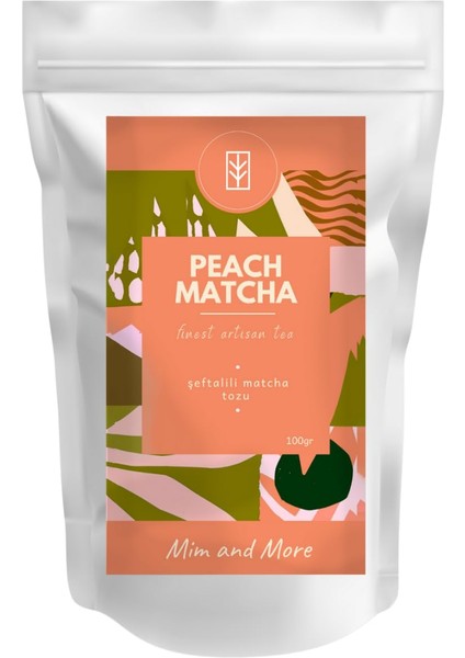 Peach Matcha - Şeftali Aromalı Matcha, 100 G indirimleri