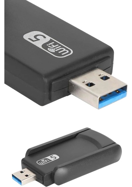 Çift Bantlı Wifi Adaptörü 2'si 1 Arada USB 3.0 fiyatları