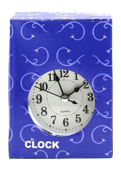 Metal Masa Çalar Saat - Pilli Işıklı 8 cm fırsatları