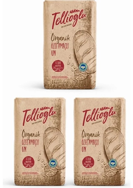 Organik Özel Amaçlı Un 3x1 kg fiyatları