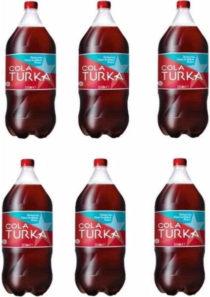Cola Turka Kola 2.5 L x 6 Adet indirimleri