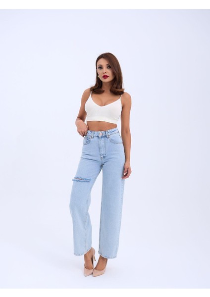 6491 Denim Wıde Leg-Açık Mavi fiyatları