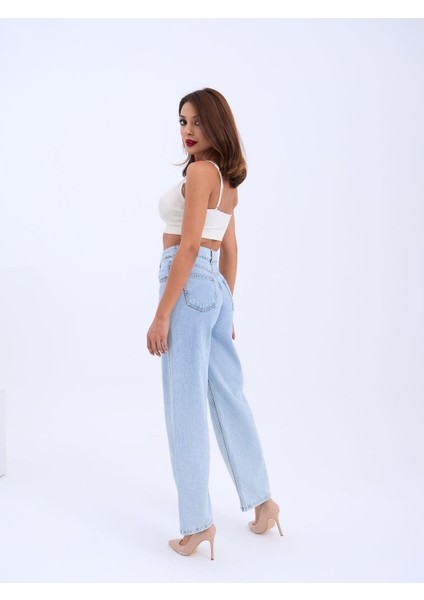6491 Denim Wıde Leg-Açık Mavi indirimleri