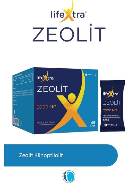 Lifextra Zeolit 2000 Mg 45 Saşe fiyatları