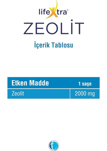 Lifextra Zeolit 2000 Mg 45 Saşe fırsatları