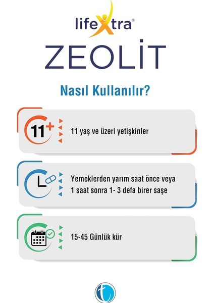 Lifextra Zeolit 2000 Mg 45 Saşe indirimleri