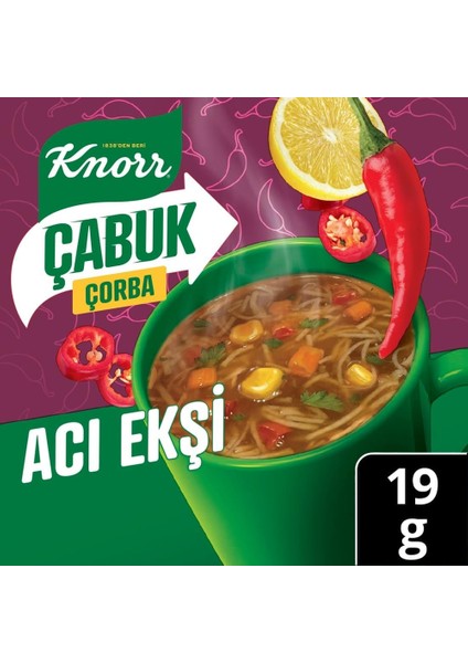 Knorr Acı Ekşi Çabuk Çorba modelleri