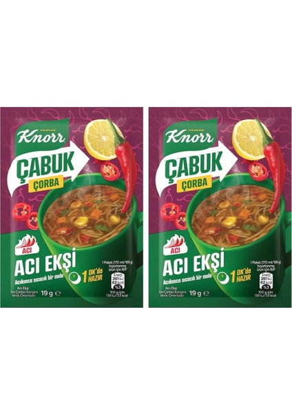 Knorr Acı Ekşi Çabuk Çorba fırsatları
