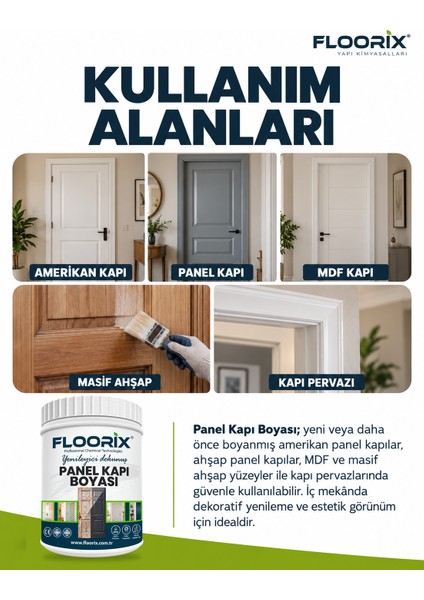Panel Kapı Boyası 1 kg - Ihlamur Yeşili fiyatları