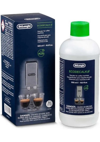 DeLonghi Ecodecalk 500 ml Kahve Makinası Kireç Sökücü Dayanıklı Yapı ile Etkili Temizlik