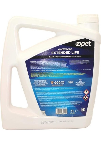 Extended Life Antifriz Kırmızı 3lt modelleri