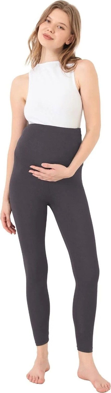 Cottonhill Beauty Cottonhill Siyah Esnek Yüksek Bel Hamile Tayt görsel 7