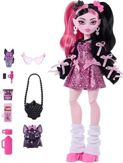 Aesco Monster High Temalı Bebek, Eğlenceli Oyun Fırsatları Için görsel 3