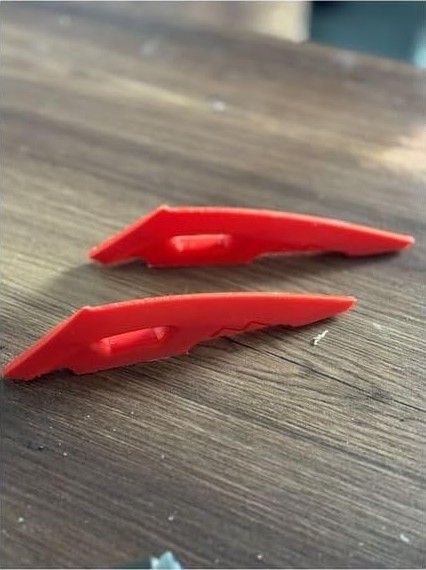 Ayrex Motosiklet Sabit Rüzgar Kanadı (18,2 Cm) görsel 4