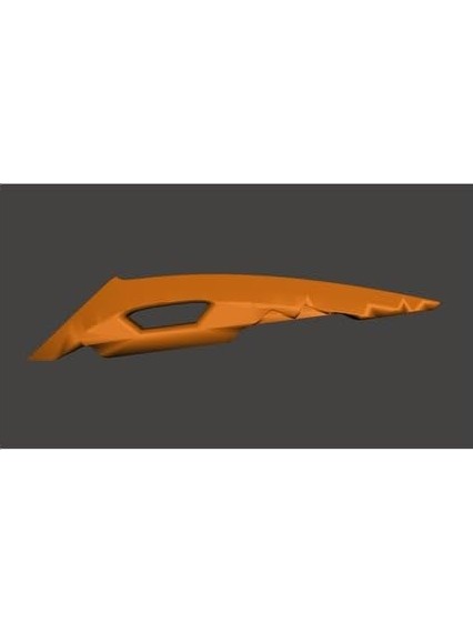 Ayrex Motosiklet Sabit Rüzgar Kanadı (18,2 Cm) görsel 6