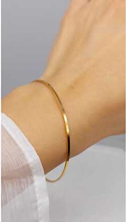 Cemal Demircioğlu Ajda 22 Ayar Yatırımlık Kibrit Çöpü 5 gr Altın Kadın Bilezik