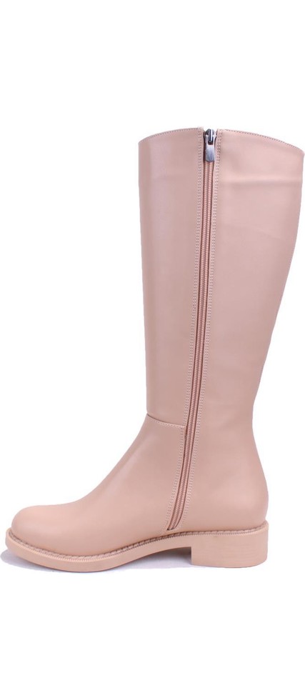 Dagoster DZA07-1062765 Siyah Günlük Streçli Düz Topuk Kadın Çizme görsel 3