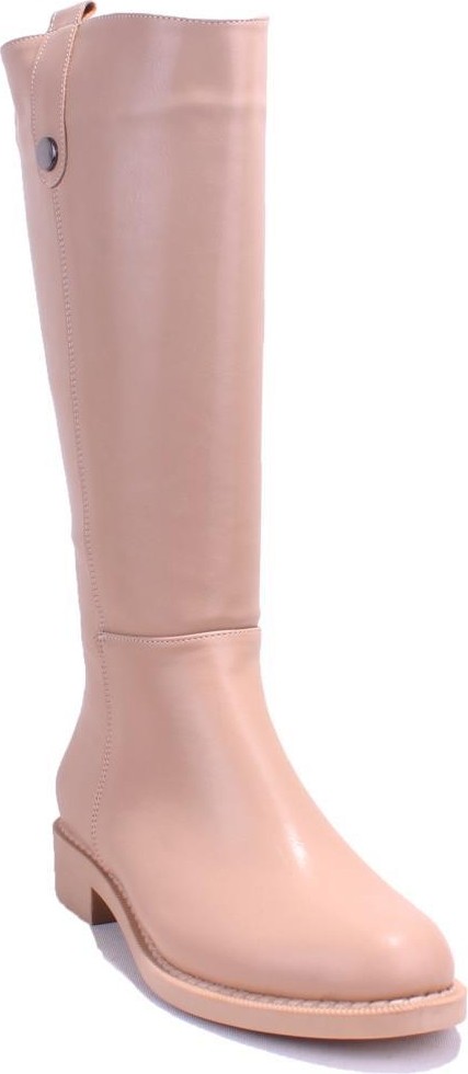Dagoster DZA07-1062765 Siyah Günlük Streçli Düz Topuk Kadın Çizme