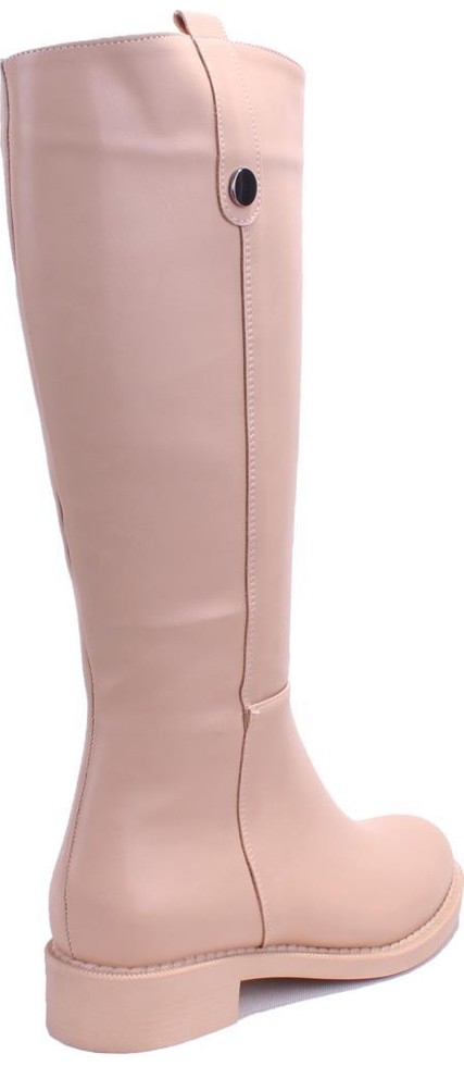 Dagoster DZA07-1062765 Siyah Günlük Streçli Düz Topuk Kadın Çizme görsel 4