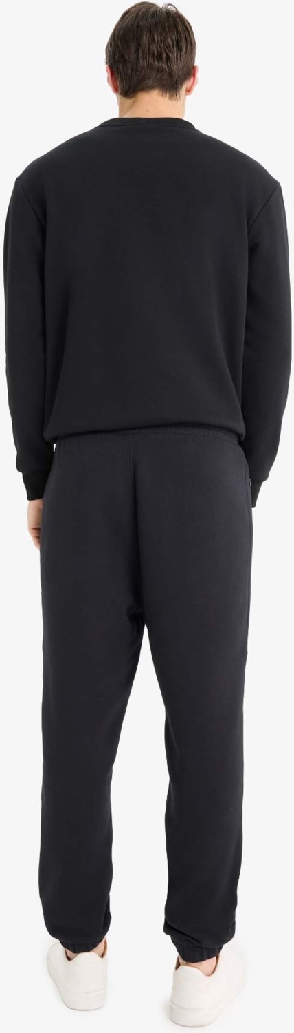 DeFacto Regular Fit Beli Bağcıklı İçi Yumuşak Tüylü Paçası Lastikli Baskılı Fermuar Cepli Eşofman Altı Y5511AZ25AU görsel 6