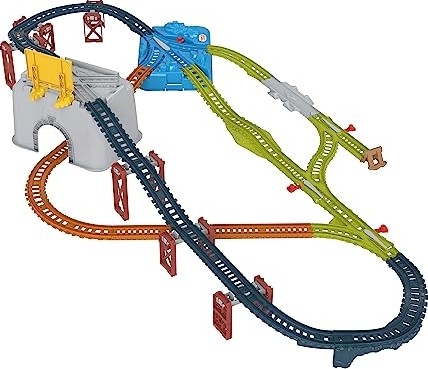 Die Grup Mattel Thomas & Friends Oyuncak Tren Paleti Seti, Connect & Build Kovası, Kalıp Döküm ve Motorlu Trenler Için 48 Parça Genişletme Paketi, Yaş 3+ Yıl, HNP81 görsel 5