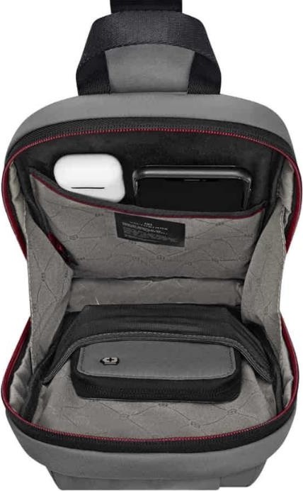 Victorinox 653385 Travel Essentials Sling Omuz Çantası, Gri görsel 2
