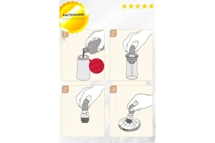 Resim Hazneli Silikon Yağ Sos ve Yumurta Fırçası Yağ Fırçası Yağlık Silikon Fırçalı Yağdanlık 