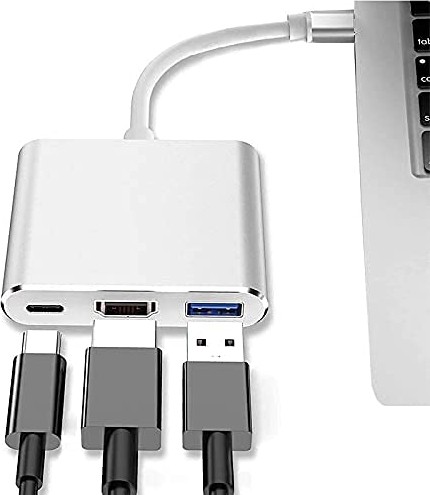 Die Grup Daytona CF01 Macbook Uyumlu 4K Full Hd 1080P Type C To 3 Portlu HDMI - USB 3.0 - Pd Çevirici Hub Adaptör