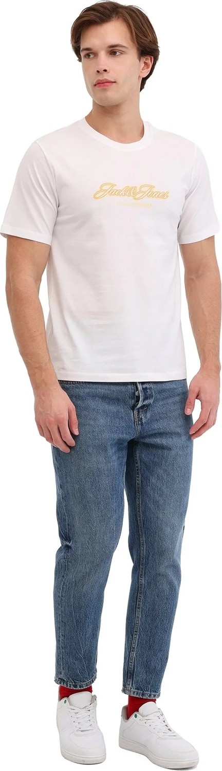 Jack & Jones Erkek Gögüs Logo Baskili Tisört - Catskill görsel 5