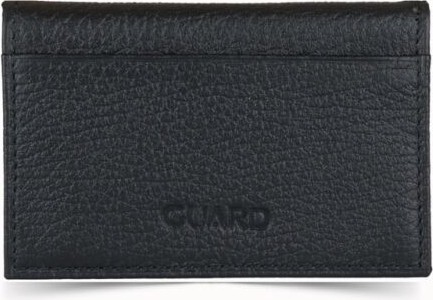 Guard Siyah Hakiki Deri Mini Boy Kredi Kartlık - GRD260404WT601