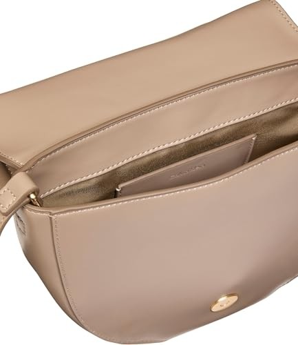 1001 Bold Ck Saddle Crossbody Kadın Çapraz Askılı Çanta Desert Taupe Os görsel 4