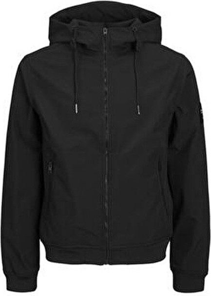 Jack & Jones Jjebasıc Softshell Hood Noos Black