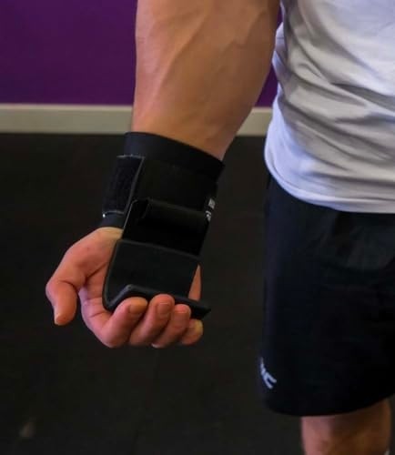 Aesco Musclecloth Lifting Hooks Ağırlık Kaldırma Kancası Siyah görsel 4