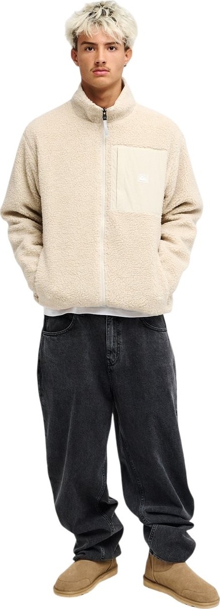 Quiksilver Urban Storm Reversible Bej Erkek Polar görsel 4